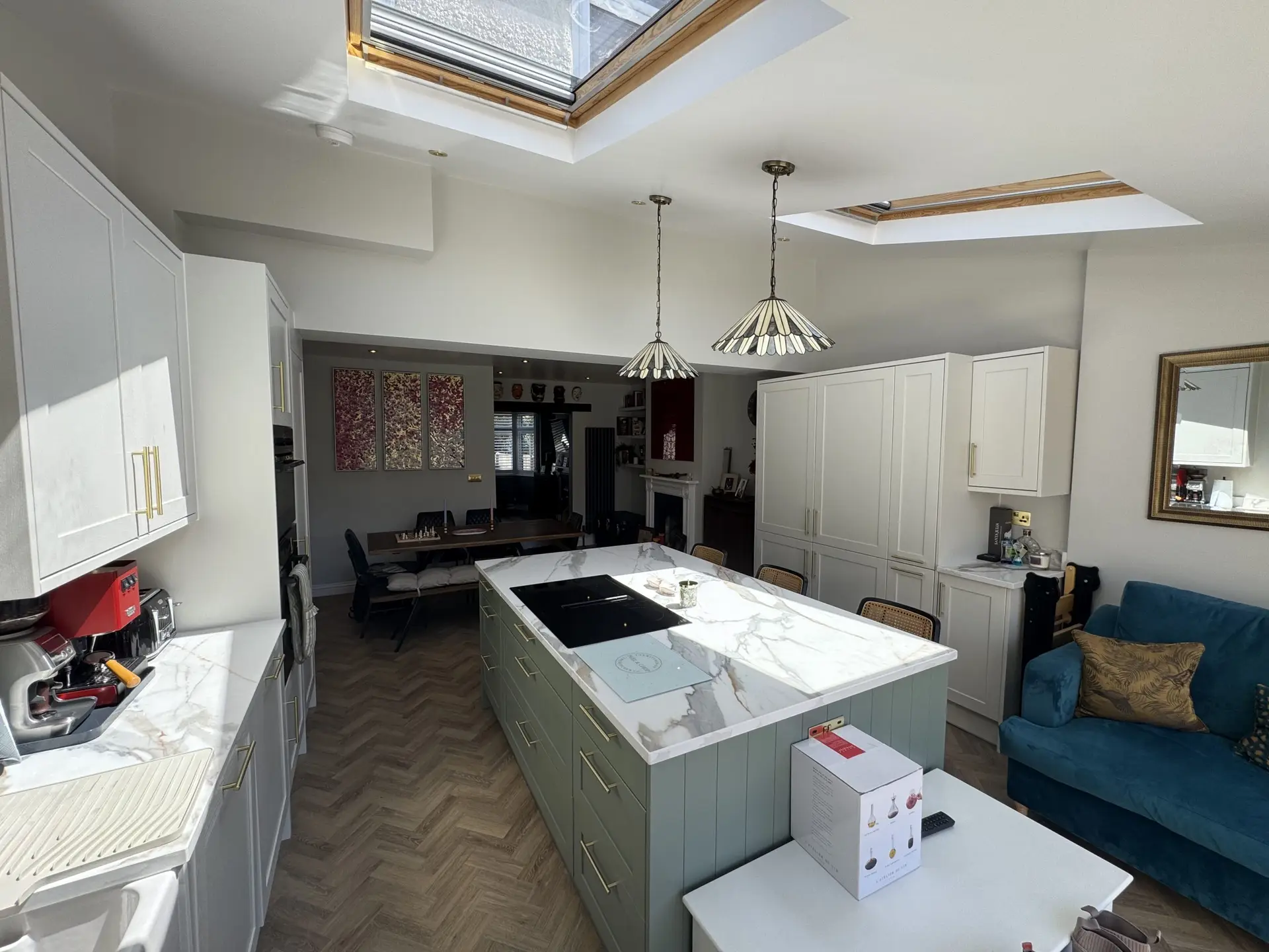 Open plan kitchen by NVS Design and Build